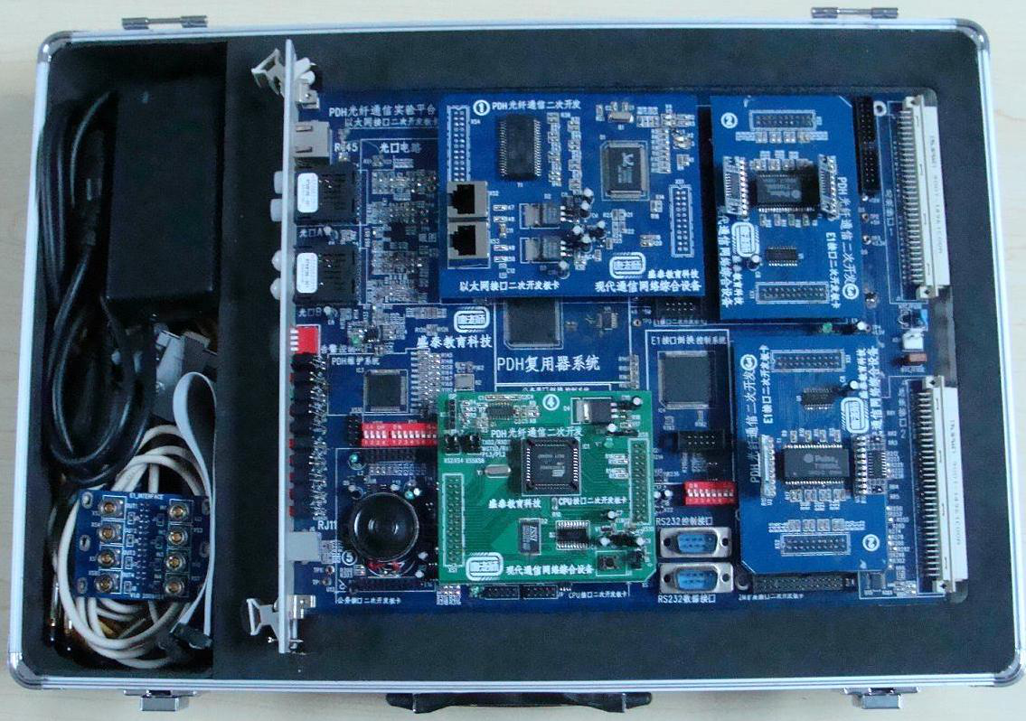 光纤通信二次开发板卡实验平台（TLS-3HF-2F4PD）